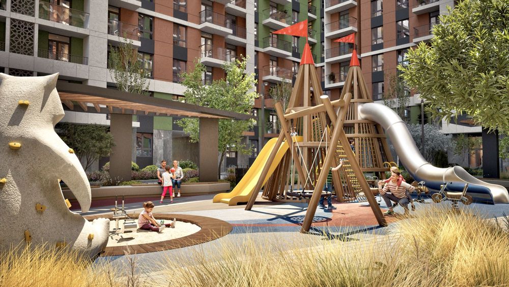 ЖК Mezbon 3х кв 70,52 м2 обл. Ташкент, напротив Юнусабад 16-кв бетонка