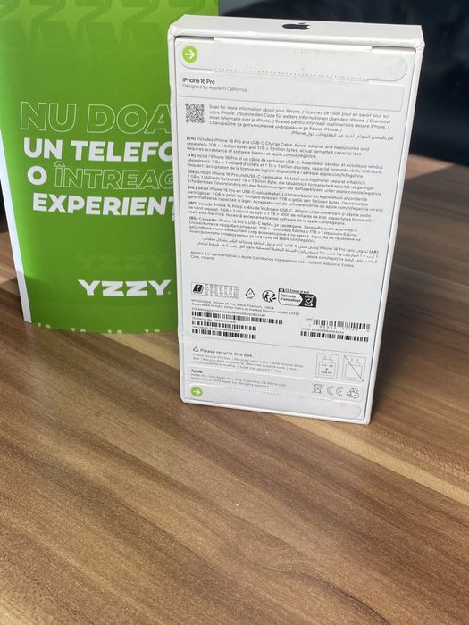 iPhone 16 Pro / 128 GB / Sănătate baterie 100% / Nou sigilat