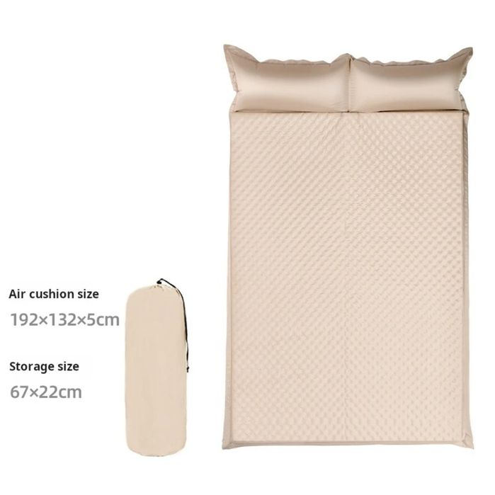 Надувной туристический коврик с подушкой 5см толщина