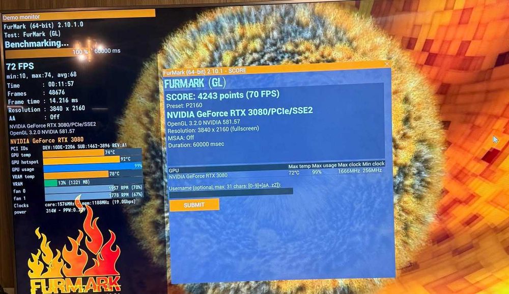Продавам Видео карта MSI GeForce® RTX 3080