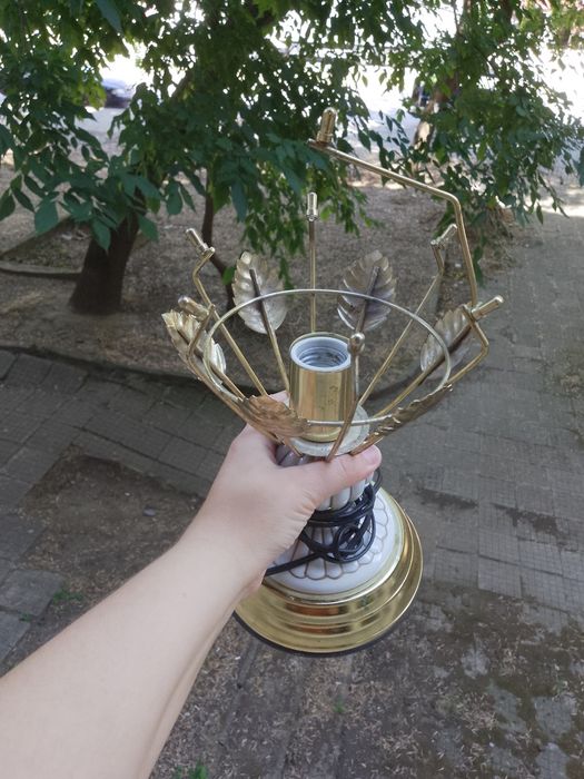 Ретро лампи стъкло и метал