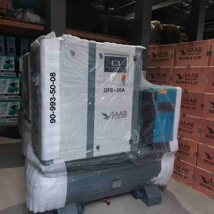 Винтовой компрессор SAAB бренди 11 квт 1,3 м3/мин оригинал ГАРАНТИЯЛИ