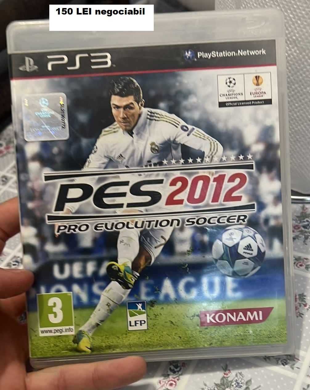 Vand  jocuri VIDEO noi "PES 2012" si "FIGHT NIGHT ROUND 4" pentru PS3.