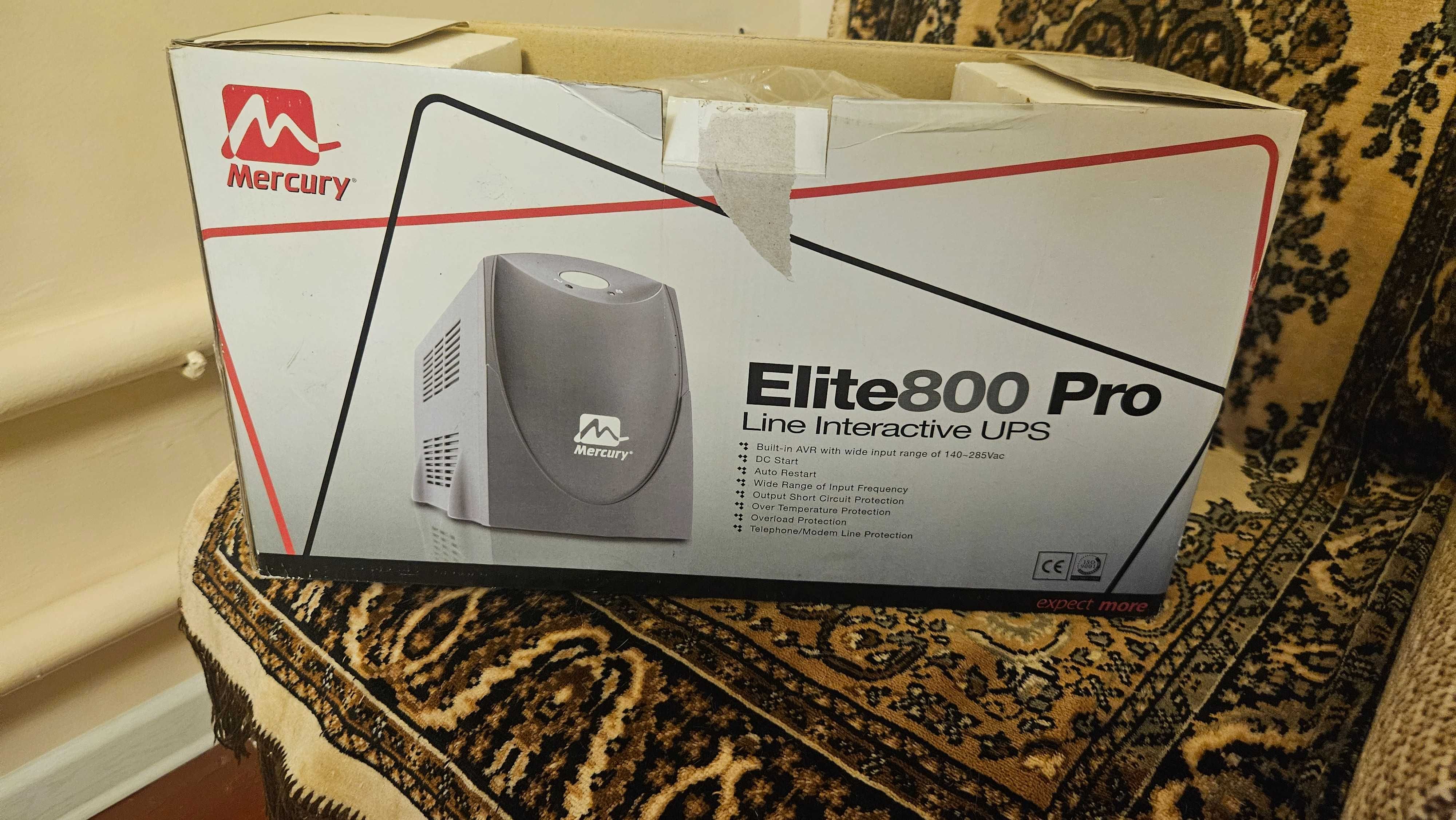 Продаю USP Mercury Elite PRO 800 ups без аккумулятора.