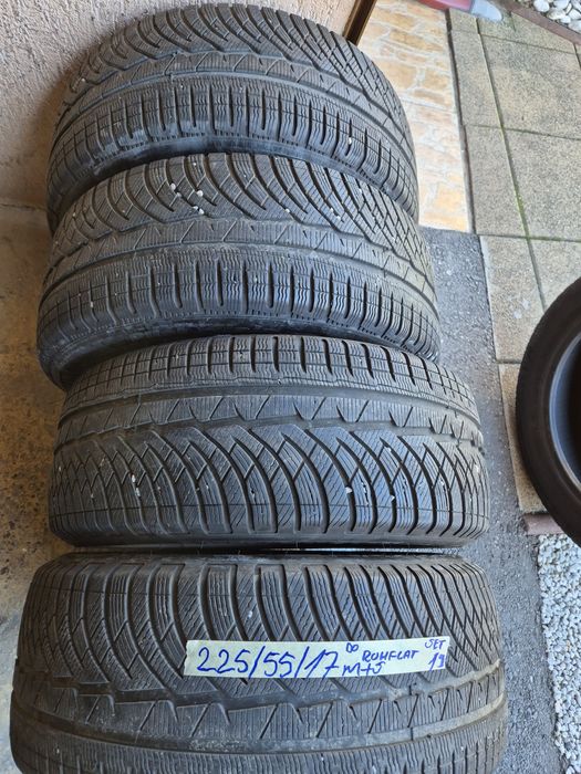 Vând cauciucuri 225/55/17 M+S Michelin//Runflat// dot 2019