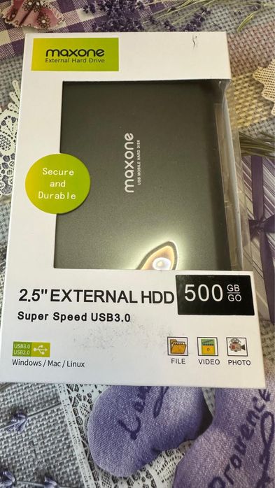Hard extern MaxOne 2,5 500gb usb 3.0 nou sigilat