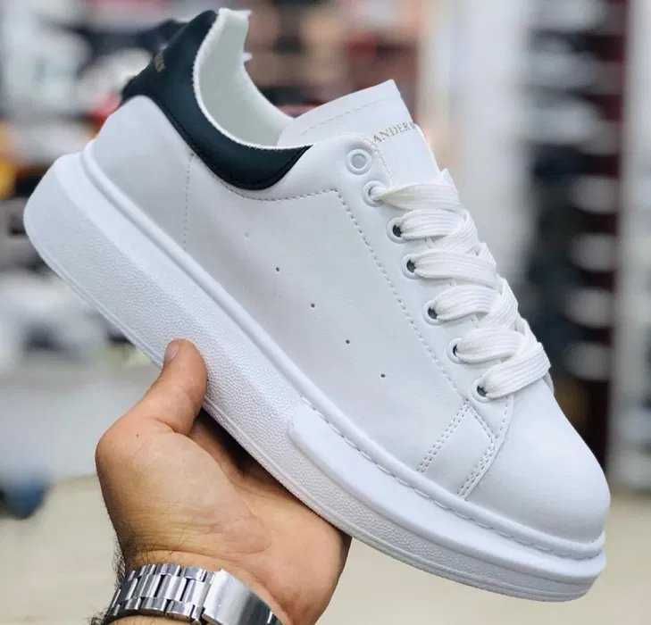 Adidasi McQueen albi model unisex premium