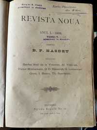 Revista Nouă, Anul I , 1888 Hasdeu , Princeps , Carte Veche