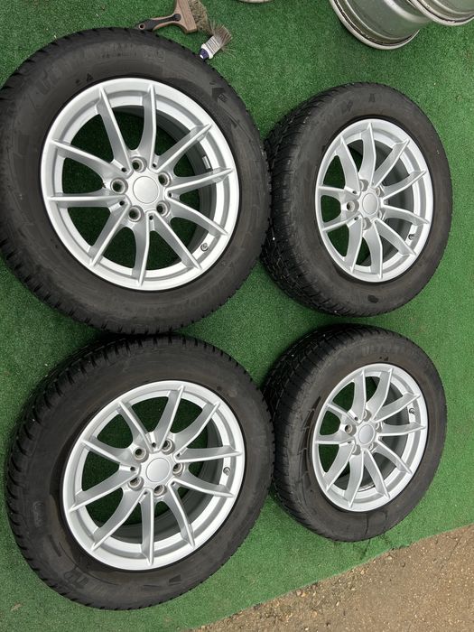 5х112 16 за мерцедес ЕТ 22 със зимни гуми