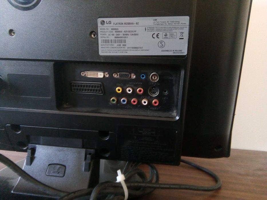 Телевизор Монитор LG Flatron M208WA