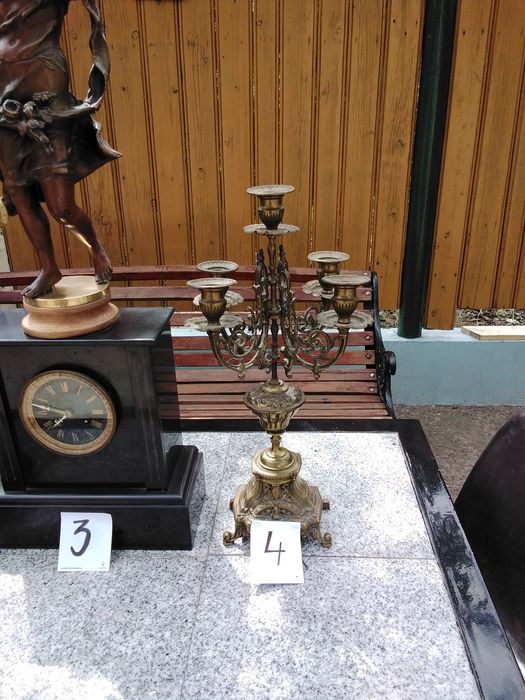 Ceas șemineu cu statuieta