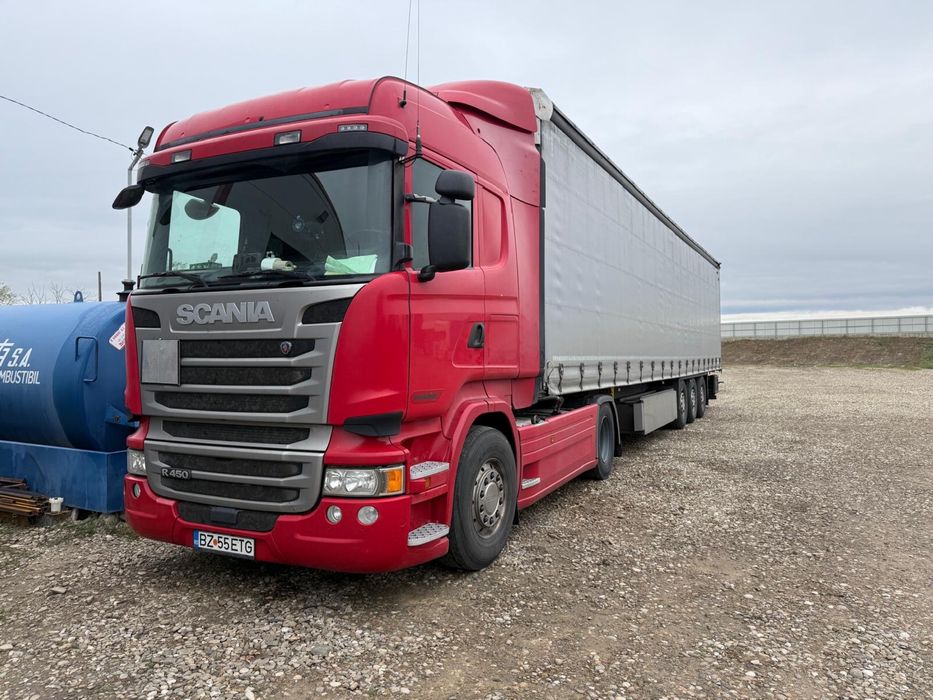 Scania R450 + Semiremorca Schmitz