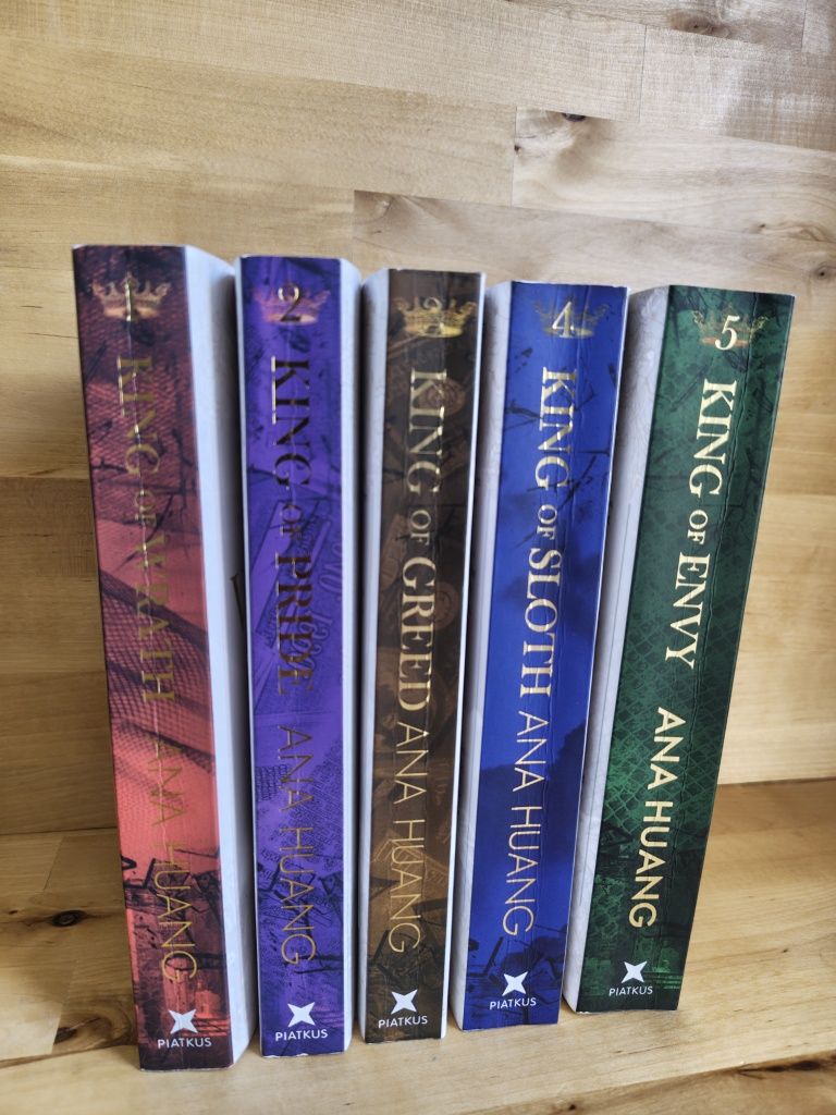 Поредица на Ана Хуанг Ana Huang King of Wrath Pride Greed Sloth Envy