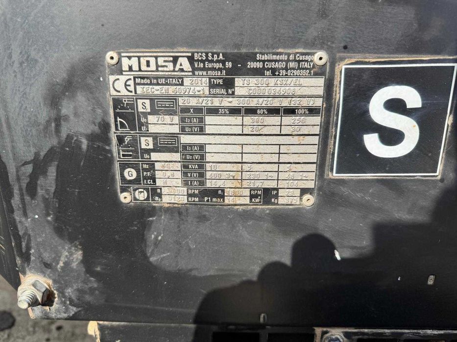 Generator Mosa TS 300 KSX Super Silenced -313 ore -stare excelenta
