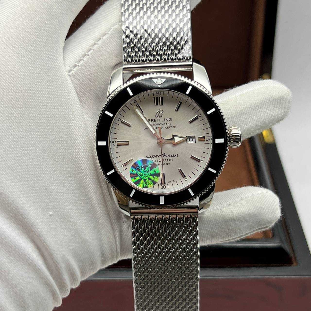 Часовници Breitling Superocean сребро