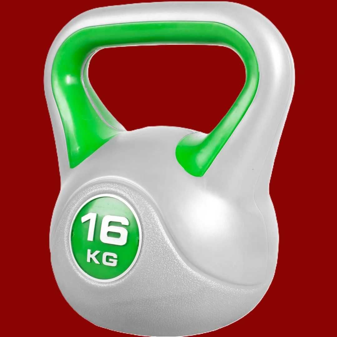 Kettlebell Stylish umplut cu ciment 16 KG