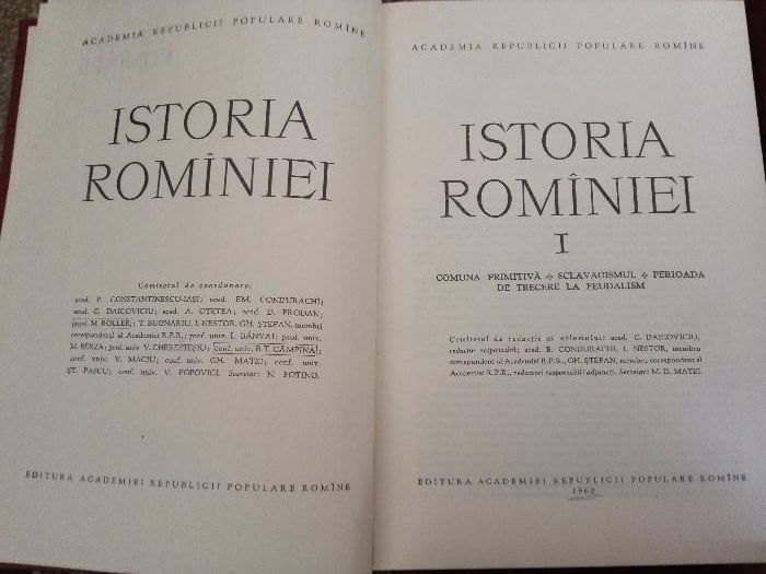 Istoria Romaniei 4 VOL