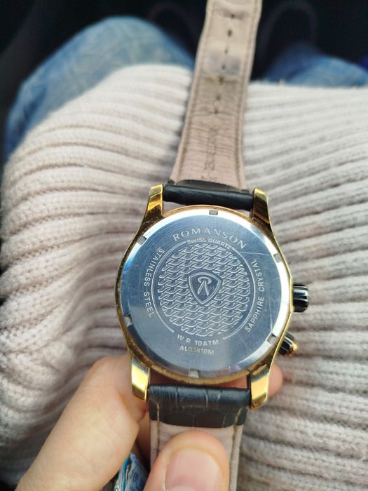 Мужские Ручные часы Romanson . водонепроницаемые