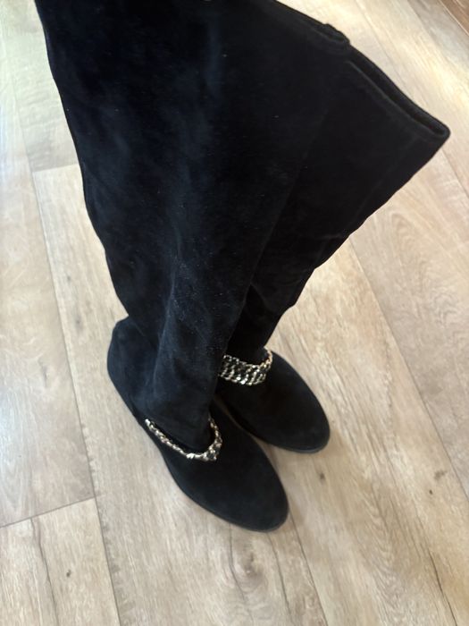 Сапоги зимние замшевые Basconi