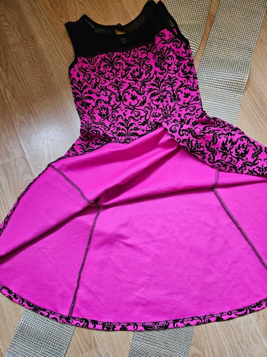 Rochie de vara culoare ciclam vasta 11-12 ani River Island