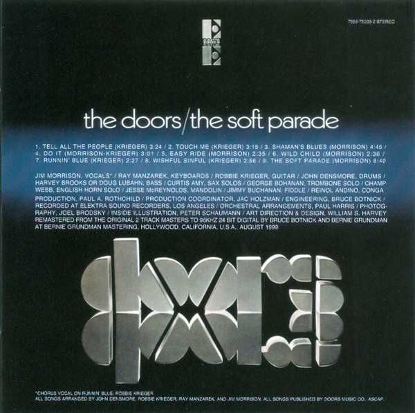 CD The Doors - The Soft Parade 1969