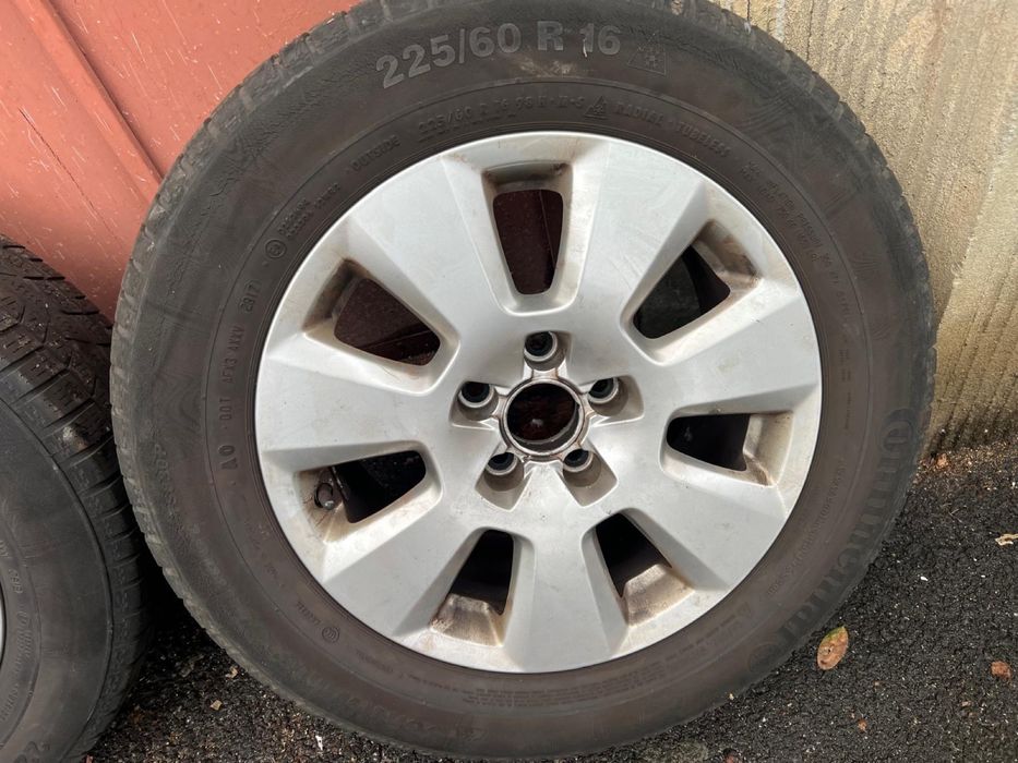 225/60/16 anvelope Continental si jante A6