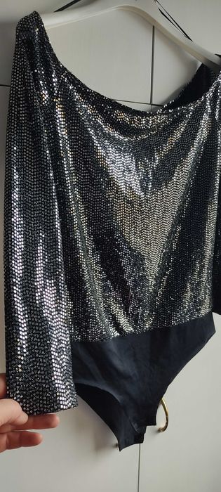 Блестящо боди ZARA BASIC