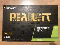 Коробка от видеокарты Palit GTX 1660 DUAL, с заводским пакетиком