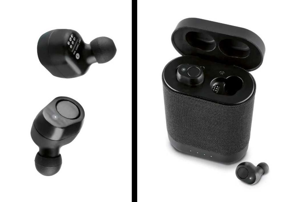 Căști + BOXĂ cu DIFUZOARE wireless, bluetooth, noi, realizate Germania