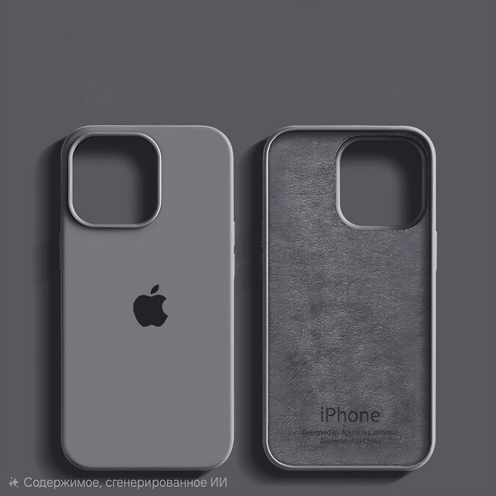 Бархные Селеконвые чехола на I phone 15 pro/max