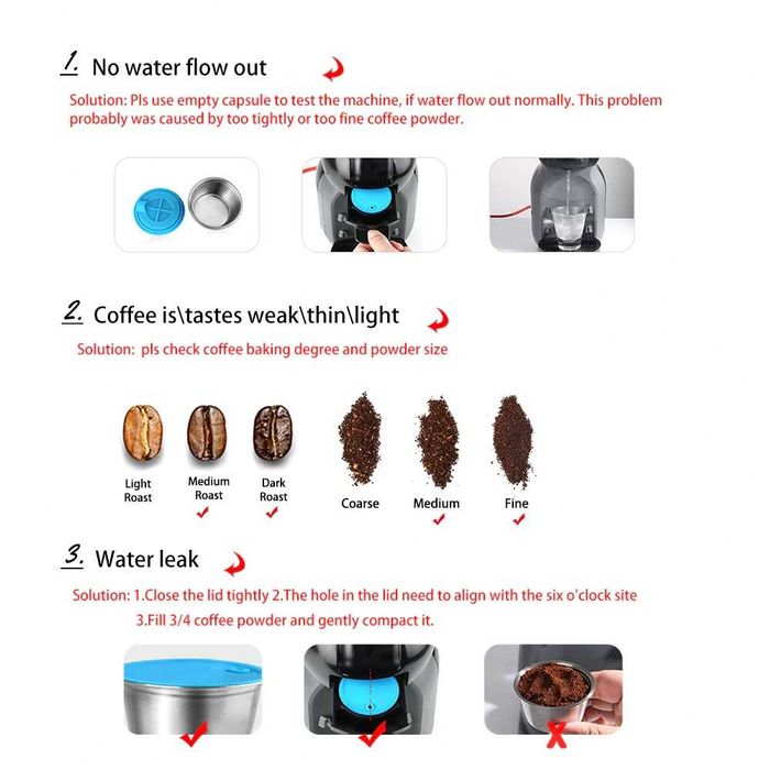 Комплект многократни метални капсули за Dolce Gusto