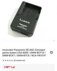 Incarcator Panasonic DE-A60 CGA-S009 / DMW-BCF10 / DMW-BCK7 / DMW-BTC9