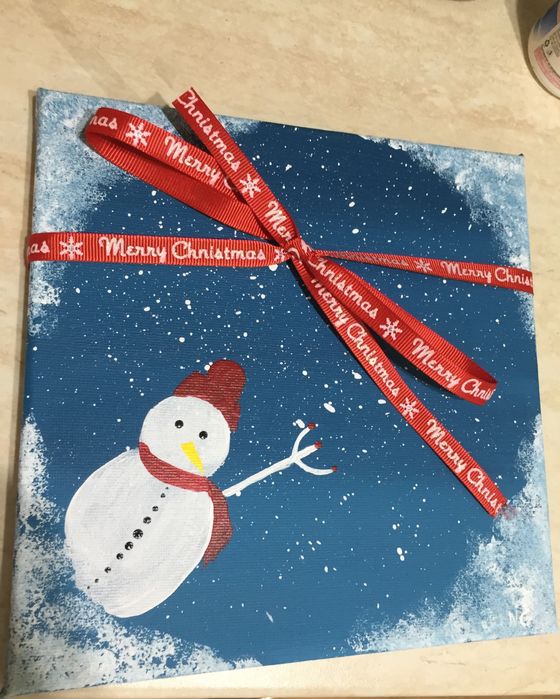 Мини Коледни картини