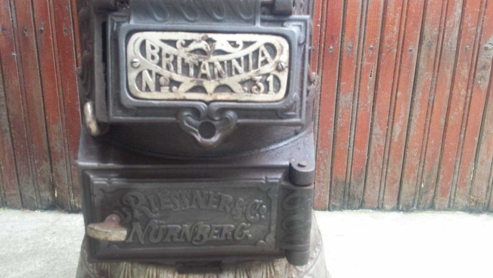 Антична печка " Britannia N: 31 " Riessner & Co Nürnberg