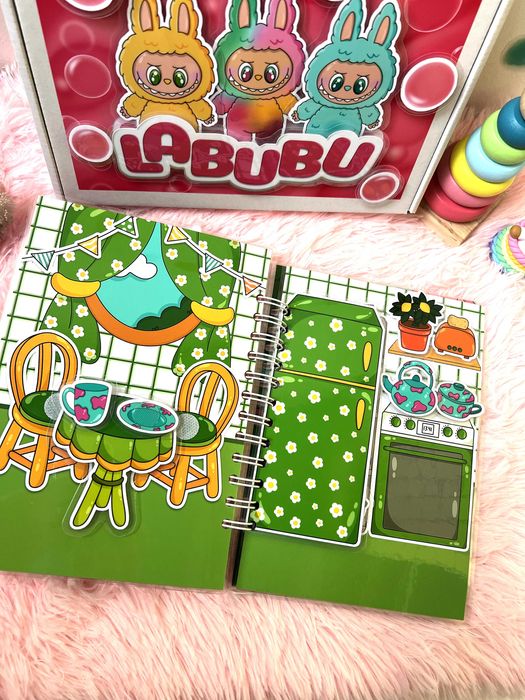Велкро книга Labubu