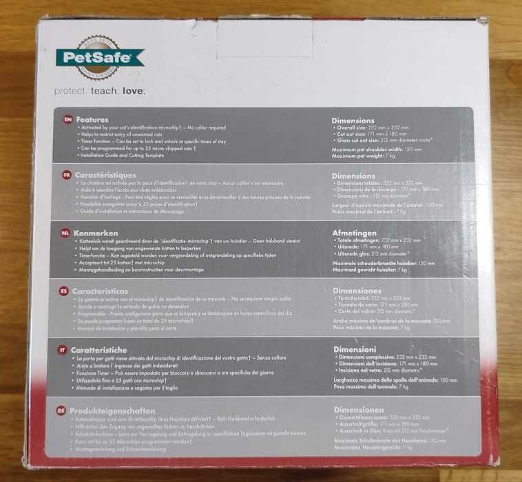 Usa batanta pisici, usa pisici sau caini - PetSafe Petporte Smart Flap