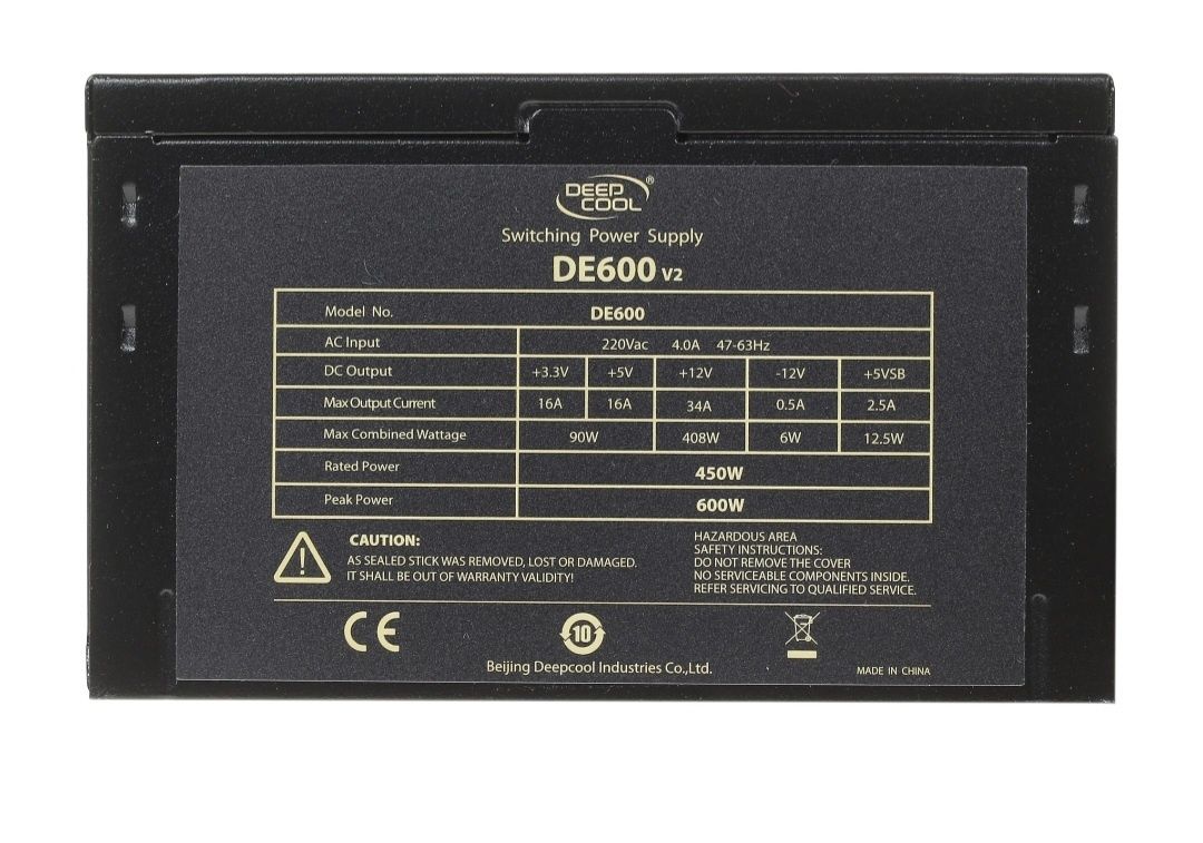 Блокпитания DeepCool De 600 v2