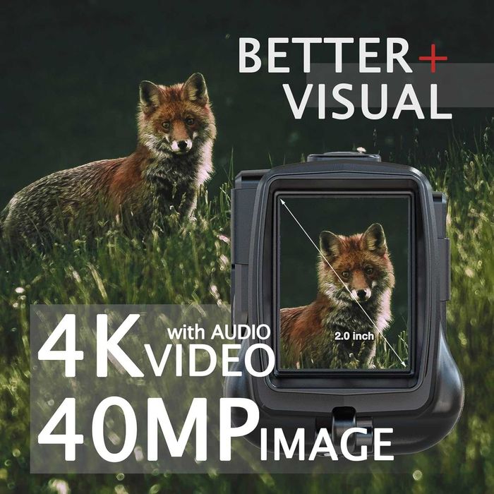 Монокуляр за нощно виждане 4K GeowFiiTech с дисплей