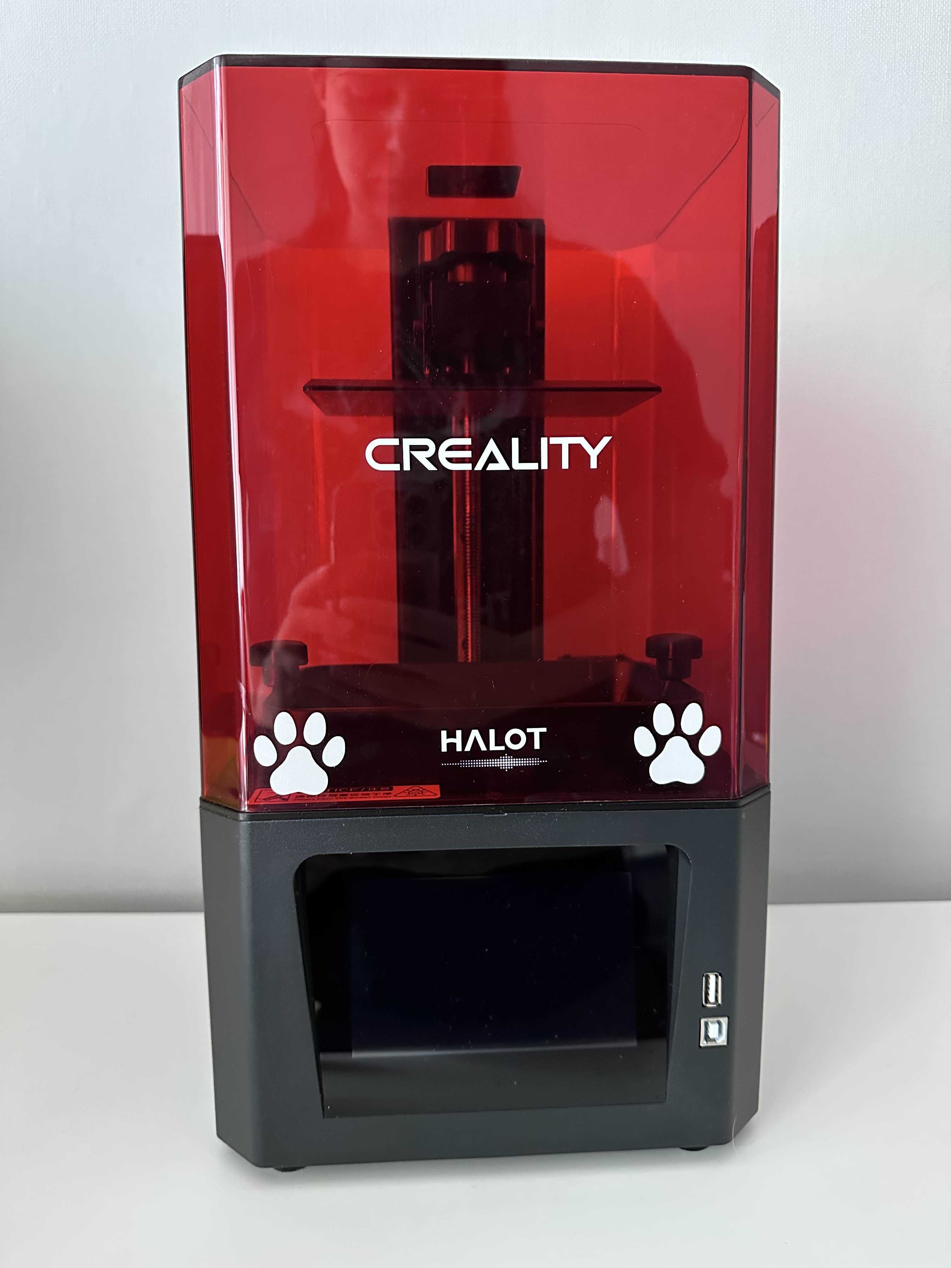 3D printer   CREALITY halot one + bonus 1L resign