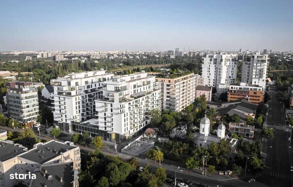 One Herastrau Plaza 2022, Aviatiei, 2 camere 76 mp cu Terasa, Centrala
