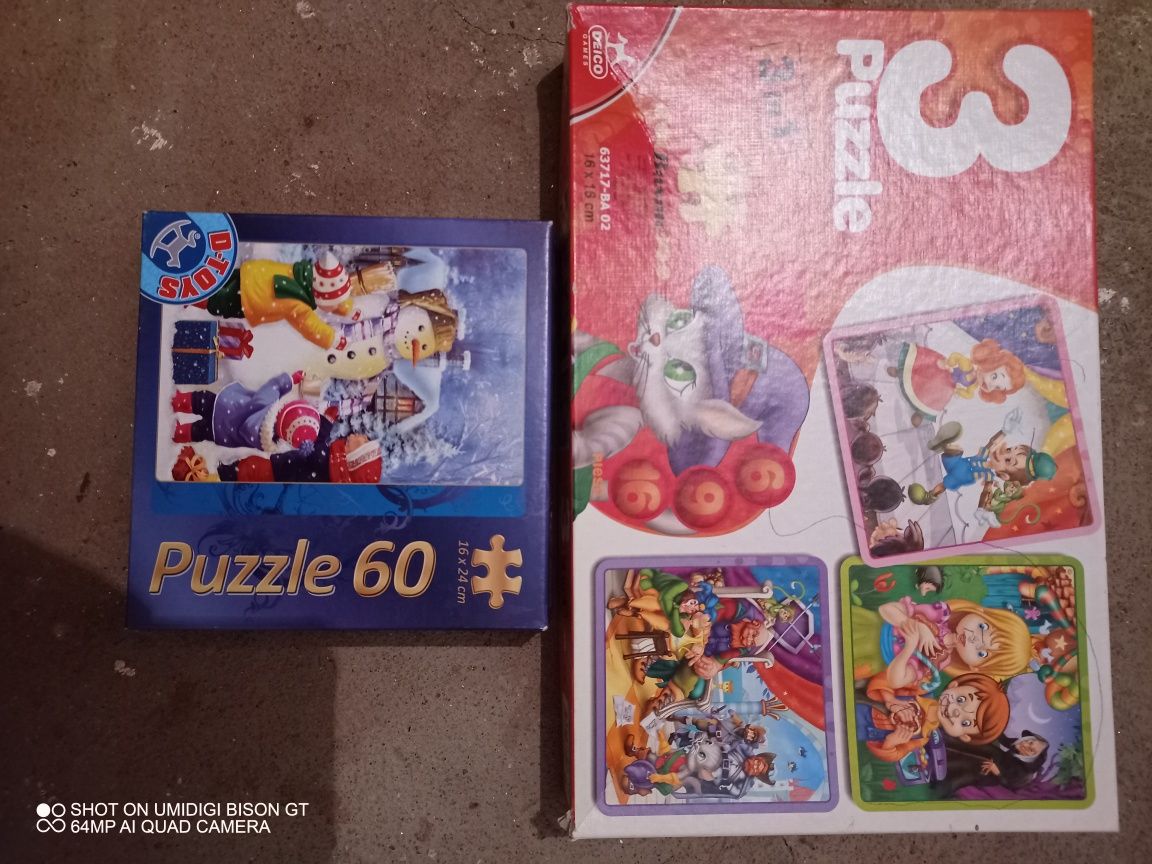 Set doua puzzle pt copii stare impecabila