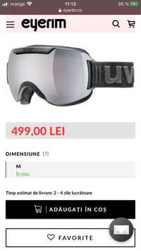 Ochelari ski / snowbord lentila oglinda Uvex Downhill 2000 noi