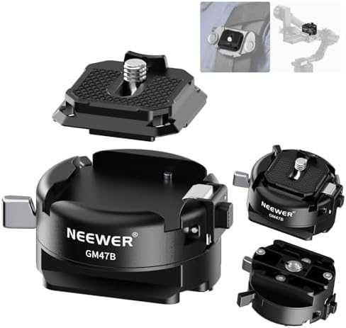 Нова Neewer GM47B QR Скоба за DJI RS Gimbal, Capture V3, Tripod Mount