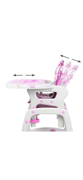 Scaun de masa bebe 2 in 1 pentru bebelusi si copii Juju Eat&Play