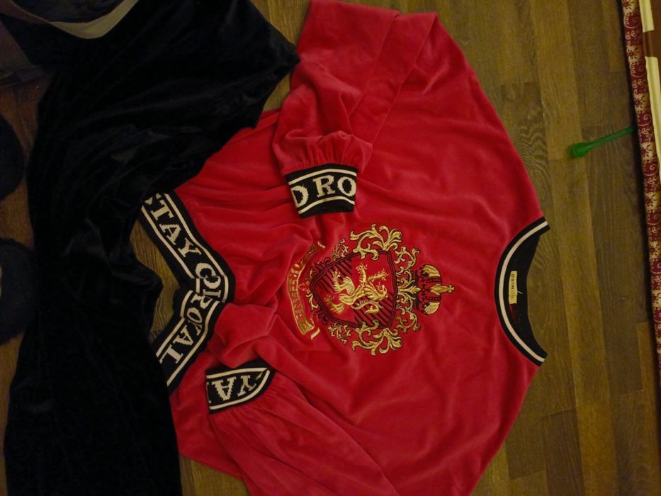 Костюм велюр плотный розовый верх