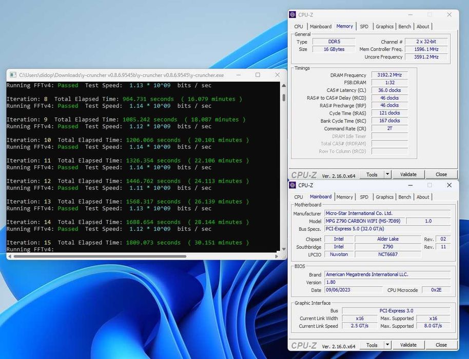 Дънна платка MSI MPG Z790 CARBON WIFI, ATX, Socket LGA 1700