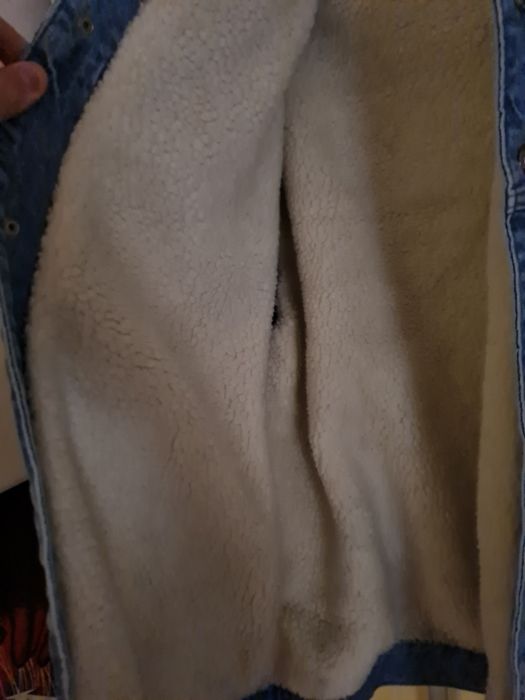 Geaca de blugi clasica cu blanita