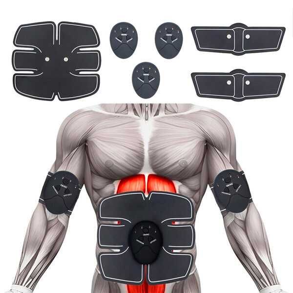 Aparat Stimulator Muscular EMS Abdomen, Brate & Fesieri