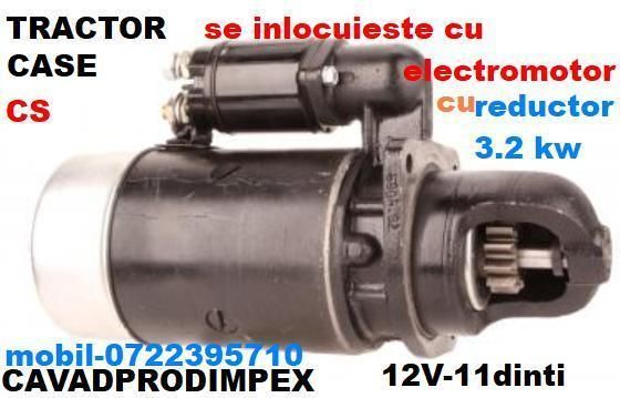 Electromotor cu reductor ptr tractor CASE serie CS 110,130,105,120,80