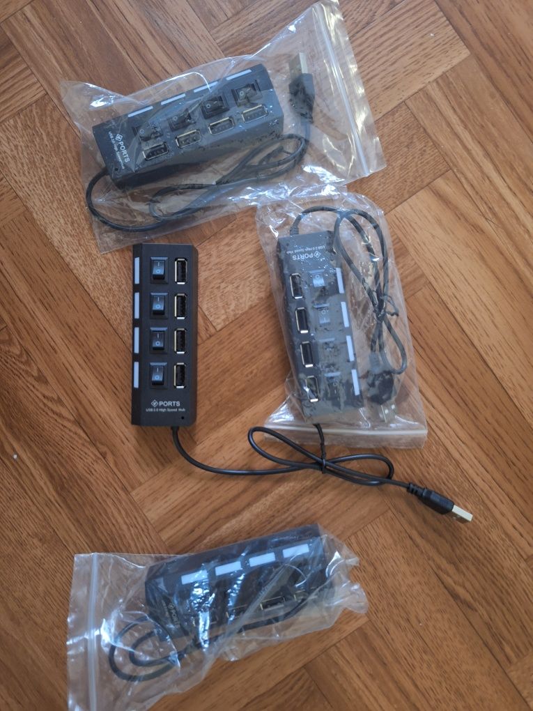 USB хабы четырех канальные